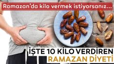 Göbekten 10 Kilo Verdiren Ramazan Diyeti